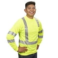 thumbnail image 5 of 10-Pack of Cordova V5113XL Cor-Brite Type R, Class III, Lime Birdseye Mesh T-Shirt, Long Sleeves, Chest Pocket, 2-Inch Silver Reflective Tape, 3X-Large, 5 of 5