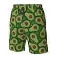 thumbnail image 5 of Kdxio Big Colorful Avocados Pattern Mens Casual Shorts - Drawstring Summer Beach Sports Shorts for Men, 5 of 9