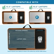 LapGear Home Office Lap Desk, Espresso Woodgrain