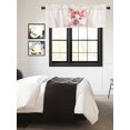 thumbnail image 3 of Kitchen Valances for Window, Farm Watercolor Pink Pig Light Filtering Rod Pocket Valance Curtain, Cartoon Animal Short Curtains Window Topper for Bedroom Bathroom Living Room 54x18in, 3 of 9
