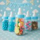 thumbnail image 5 of Biberón de plástico Avellim, 330 ml, azul, para baby shower, 5 of 9