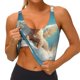 thumbnail image 3 of Balery Cute Angel Winged Dog Sujetadores deportivos con espalda cruzada para mujer, acolchados, sin costuras, de alto impacto, ideales para yoga, gimnasio, entrenamiento y fitness.-X-Large, 3 of 8