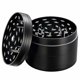thumbnail image 2 of Molinillo triturador de polen color negro juego de 4 piezas molinillo de hierbas aleación de zinc para especias, hierbas, especias, hierbas, 2 of 4
