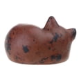 thumbnail image 6 of Exquisites Sleep Cats Stone Sculpture Crystal Sleep Cats, Polished Stone Decoration for Decors Enthusiasts, 6 of 7