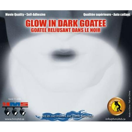 Glow In The Dark Costume Goatee Beard Adult One Size