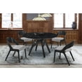 thumbnail image 7 of Armen Living Venus Polly 5-Piece Wood Dining Table and Chair Set in Black/Gray, 7 of 7