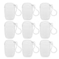 thumbnail image 1 of 9 piezas de desinfectante para la mano Botellas de la loción de la locura de la locura recargable botellas de viaje del llavero de viaje, 1 of 7