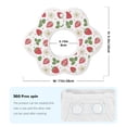 thumbnail image 6 of Hirioo Strawberry for Baby Cotton Petal Bib Drool Bibs for Baby Boy Unisex, 6 of 9