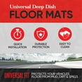 thumbnail image 2 of Alfombrillas para coche Motor Trend 943-BK FlexTough Defender, color negro, 2 of 9