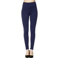 thumbnail image 3 of Kuda Moda Women 3 inch Wide Waistband Full Length Ankle Legging Pants Yoga Sports, 3 of 6