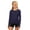 00-Navy#316, variant on Kiijoy Girls Athletic Lightweight Long Sleeve T-Shirt Casual Active T Shirt, Black, Sizes 4-5