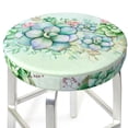 thumbnail image 3 of Naloa Succulent Round Bar Stool Cushion Cover 12-14 inch, Fits Kitchen, Office, Restaurant Chairs - 12 inch, 3 of 7