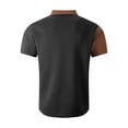 thumbnail image 6 of Men's Vintage Waffle Shirt Short Sleeve Button Down Summer Colorblock Beach Work Shirts, 6 of 6