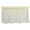 Light Yellow, variant on Spencer Valance for Windows, Faux Linen Textured Semi Sheer Small Window Kitchen Valance Curtain, Rod Pocket Cafe Valance for Bathroom Laundry Basement, 52 x18 inch, Gray