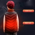 thumbnail image 3 of Hicidod Boys Heated Vest Waterproof Lightweight Electric Heated Vests Fashion Solid Zip Up Sleeveless Unisex Down Jackets, 3 of 9