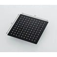 thumbnail image 2 of DROP Bath and Kitchen 12" x 12" Square Rainfall Shower Head  in Black Color - DR091038, 2 of 4