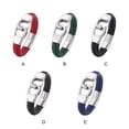 thumbnail image 3 of Pulseras Qarigey personalizable para hombres y mujeres significativo y memorable Ropa zapatos y accesorios Miscelánea verde, 3 of 6