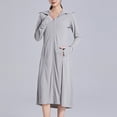 thumbnail image 2 of Olyvenn UPF 50+ Swim Cover Up Beach Jacket for Women SPF Sun Protection Long Jackets Lightweight Hoodie Shirt Coverup Gray M, 2 of 9