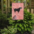 thumbnail image 2 of Black Bengal Goat Pink Check Flag Garden Size, 2 of 3