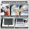 thumbnail image 5 of KY Sfee Car Window Shade for Side Windows, 2 Pack Sun Shade Retractable for Car Blocks Heat and UV Rays Glare Protection Roller Sunshade Visor for Baby, Kids, Pets, Passengers, 5 of 8