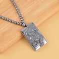 thumbnail image 2 of Terahertz  Carved 925 Sterling Silver Rhodium Plated Beaded Pendant Beaded Necklace for Women Jewelry Size 20" Ct 268.63 Birthday Christmas Gifts for Women, 2 of 8
