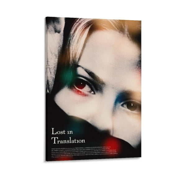 Lost in Translation Movie Scarlett Johansson Poster Poster Decorative Painting Canvas Wall Art Living Room Posters Bedroom Painting 24x36inch(60x90cm)
