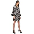 thumbnail image 3 of Moomaya Printed Robe&nbsp;For Women Dressing&nbsp;Gown&nbsp;Short Cotton Summer Bathrobe, 3 of 6