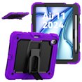 thumbnail image 6 of FJLBDE Case for iPad Air 11 inch (2026 M4/2025 M3/2024 M2), Rugged Shockproof Tablet Cases Cover with Kickstand Shoulder Strap, Purple, 6 of 7