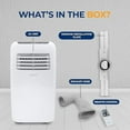 thumbnail image 7 of SereneLife SLPAC8 - 8,000 BTU Portable Air Conditioner with Dehumidifier and Fan Modes, 7 of 7