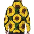 thumbnail image 5 of Hoodies for Men - yellow Sunflower Realistic Aesthetic Long Sleeve Comfrt Men'S Fashion Hoodies & Sweatshirts, Sweatshirts for Men Hoodies Pullover Clothing Clothes with Pouch, 5 of 7