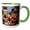 Green/White, variant on 3drose, Germany, Rothenberg, Kathe Wohlfahrt, Christmas - Eu10 Jen0273 - Jim Engelbrecht, 11oz Magic Transforming Mug