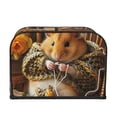 thumbnail image 2 of Pofeuu Modern Floral Guinea Pig Print Toaster Cover 4 Slice, Bread Dust Cover & Fingerprint Protection, Kitchen Small Appliance Covers(Toaster Cover), 2 of 7