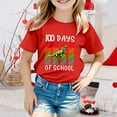 thumbnail image 2 of Haut Arc-en-Ciel Filles Simplement Tre Vêtements Garçon et Fille Mode Décontractée Imprimé Col Rond T-Shirt Manches Courtes Ample, 2 of 4