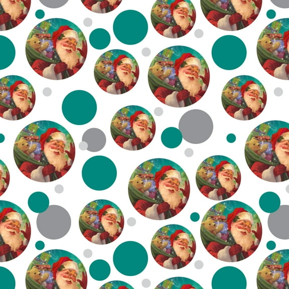 Christmas Holiday Jolly Happy Santa Claus Premium Gift Wrap Wrapping Paper Roll