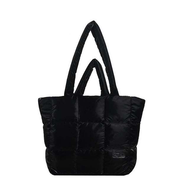 Large Capacity Puffy Handbag Casual Quilted Tote Bag Shoulder Bag Women