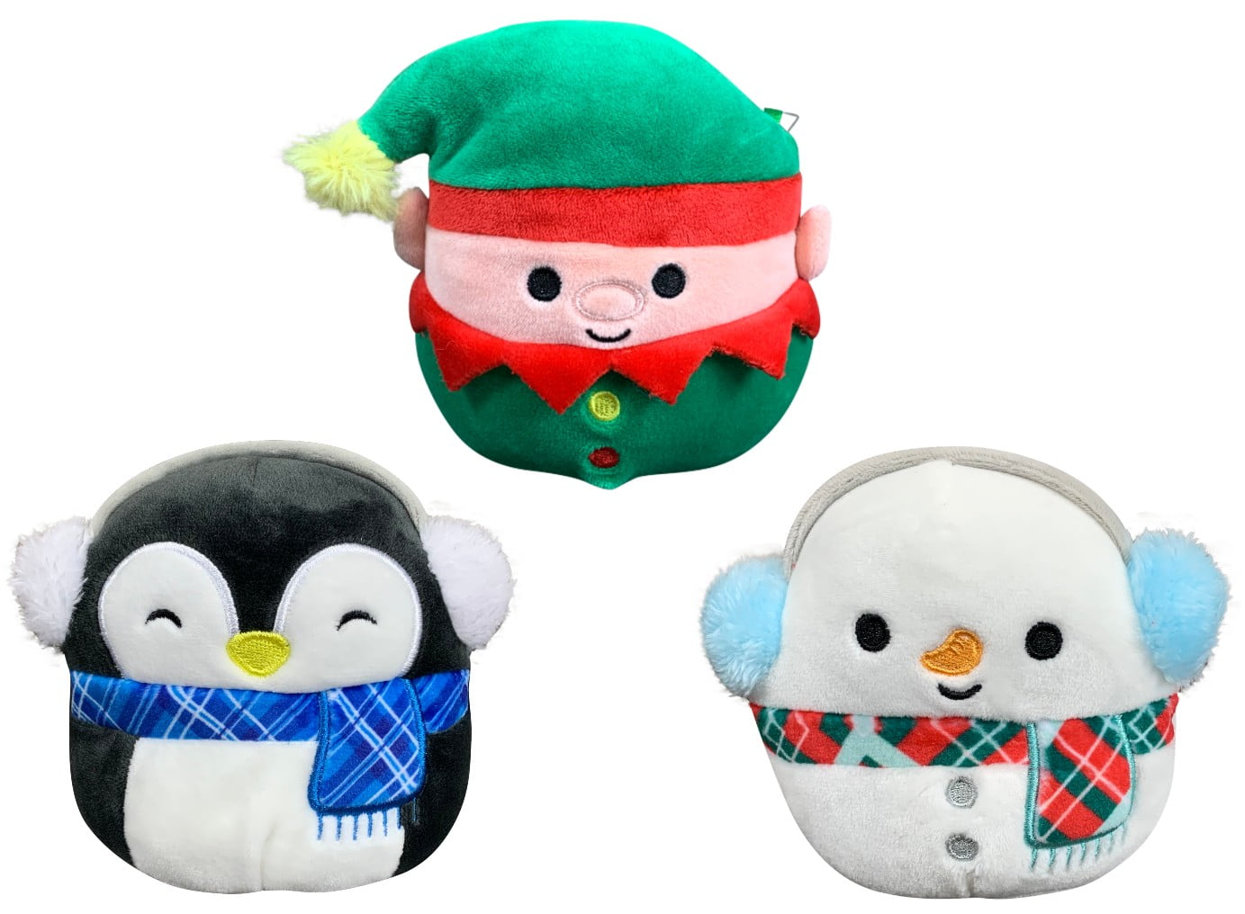 Multicolor 18x18 Christmas Animals Gift Merry Christmas Animal Mistletoe Xmas Antarctica Penguin Throw Pillow