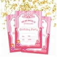 thumbnail image 2 of Darling Souvenir Pink Birthday Invitation Card Printable Fill or Write In Blank Invites Party Supplies Pack Of 28 5 x 7 Inches, 2 of 5