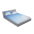 thumbnail image 3 of Winter Bedding Set with Sheet & Covers, Alone Winter Life of Tree in Snowy Environment Cold Lands Peace Tranquility Concept, Printed Bedroom Decor 2 Shams, 4 Sizes, White Blue, by Ambesonne, 3 of 3