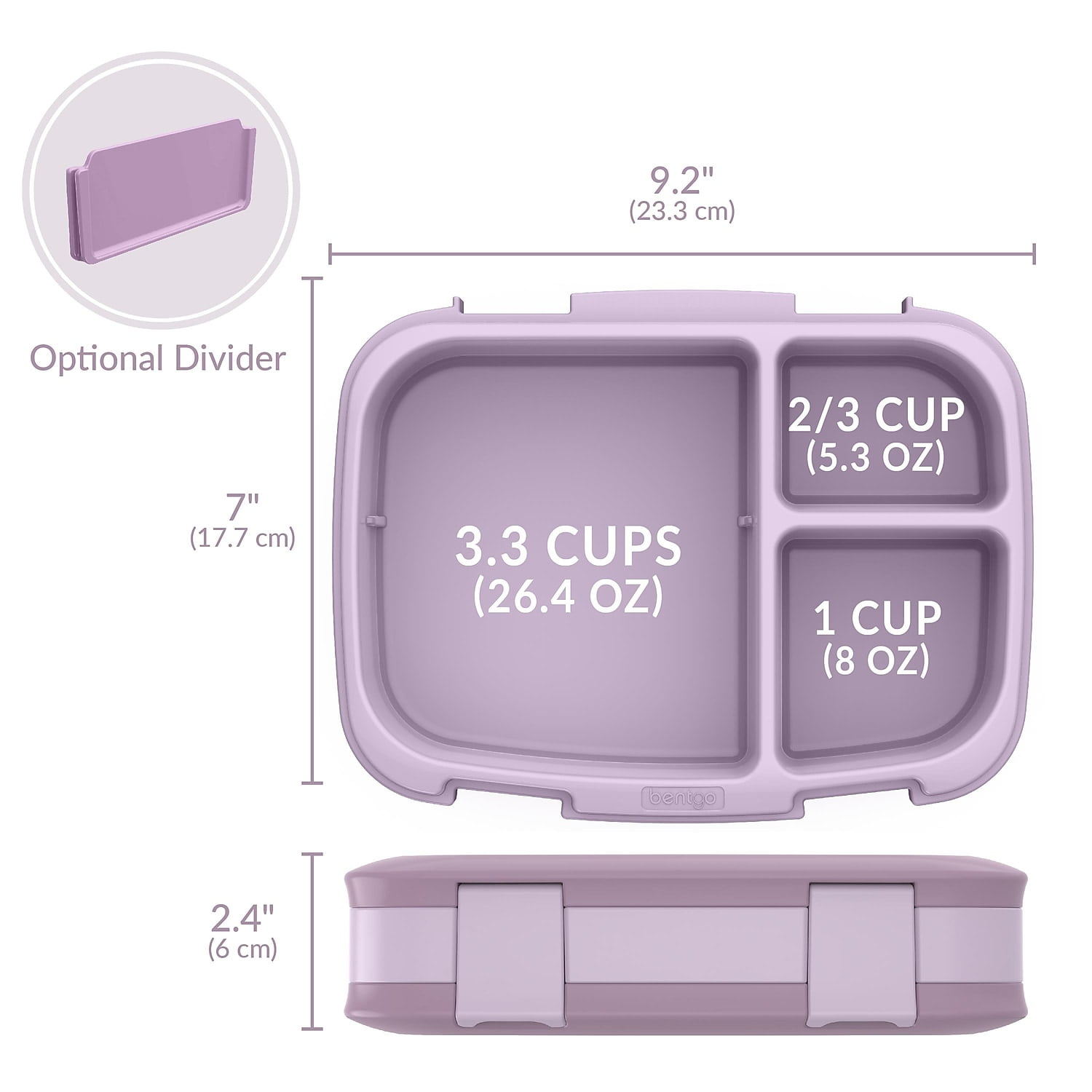 Bentgo Fresh Leak-Proof Lunch Box - Lilac