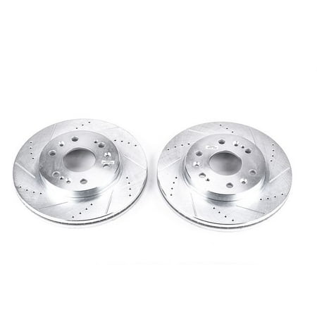 Powerstop AR8654XPR PSBAR8654XPR EVOLUTION DRILLED & SLOTTED ROTORS