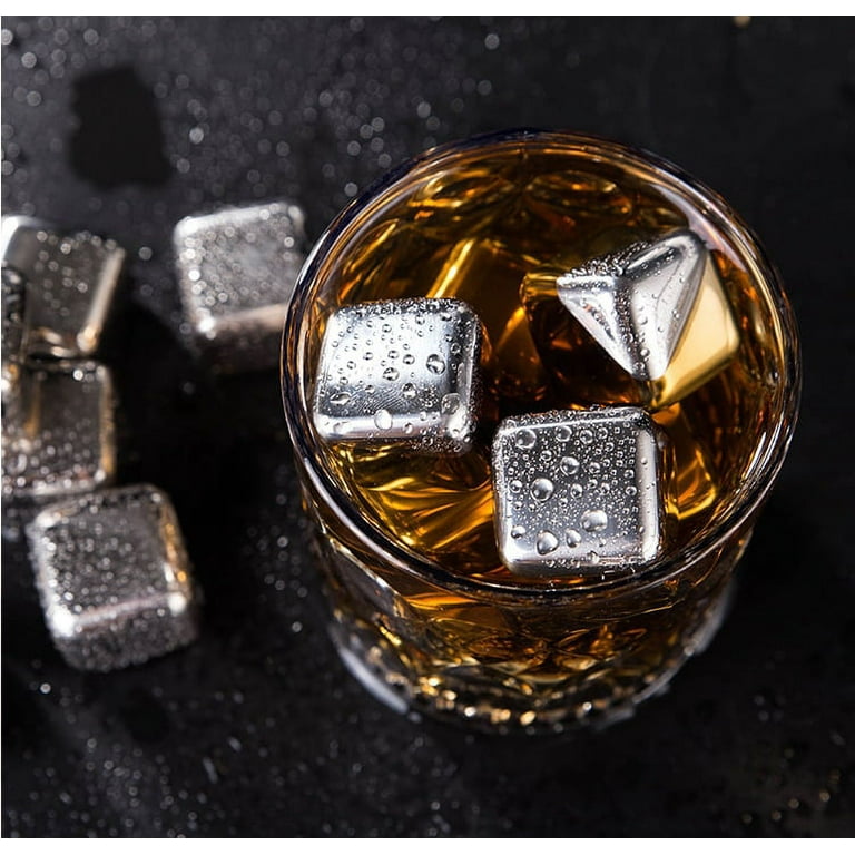 Metal Cubes Drinks Wine Whiskey Cooling Stone Whisky Cubes Food