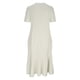 thumbnail image 5 of Puntoco Vestido De Verano De Algodón Y Lino De Color Sólido Para Mujer Vestido De Manga Corta Con Cuello Redondo Caqui M,Regalos Para Mujer Joven, 5 of 6