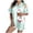 A-Light Purple1639, variant on XIAOCHA Women Christmas Print Pajama Set Short Sleeve Collared Tops Shorts Nightwear