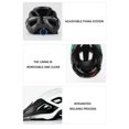 thumbnail image 4 of ruzhgo Unisex Adults Cycling Helmet Lightweight Shock Absorption Cushioning Design for Safe Riding Bikes Accessory, 4 of 8