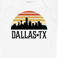thumbnail image 4 of Inktastic Dallas Texas Skyline Vintage Boys or Girls Baby Bodysuit, 4 of 5