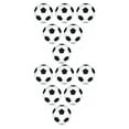 thumbnail image 4 of maskred 6Pcs Table Soccer Balls Supple Official Classical Decompression Diameter 28mm Mini Footballs Strong Black Desktop Toys 2Set, 4 of 5