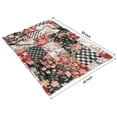 thumbnail image 4 of Pioneer Flower Floral Print Pattern Blanket,Comfortable Soft Flannel Throw Blanket,All Season,Warm Lightweight Blankets for Sofa Bed Couch Living Room Chair,40"x50", 4 of 4