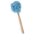 thumbnail image 3 of EeaseMX Esponja de baño de madera con mango largo, creativa, con forma de flor, color azul, 3 of 7