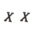 thumbnail image 3 of Ruiboury Metal Letters House Numbers Not Easy To Fade Easy To Install Metal House Number Plaque Iron Decoration Doorplate B17--X 2Set, 3 of 6