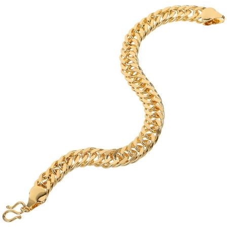 MUSEYA Cute Jewelry Lightweight Metal Bracelet 1Pcs Golden for Women